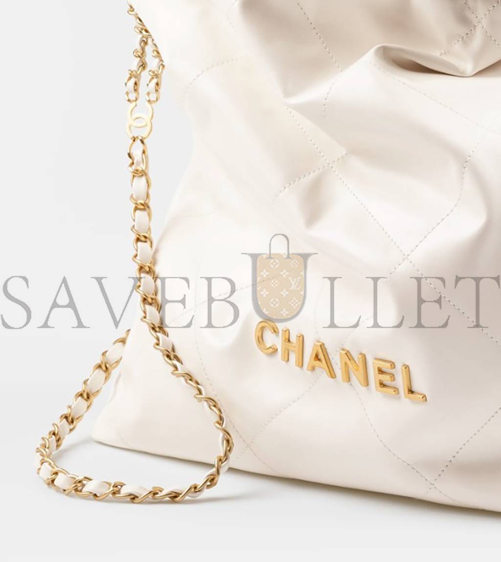 CHANEL 22 BACKPACK GOLD HARDWARE   AS3313 B08037 10601 (48*45*10cm)